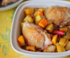 Курица с тыквой: вкусное блюдо к ужину