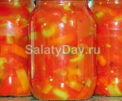 Вкусные салаты из красных помидоров на зиму: лучшие рецепты
